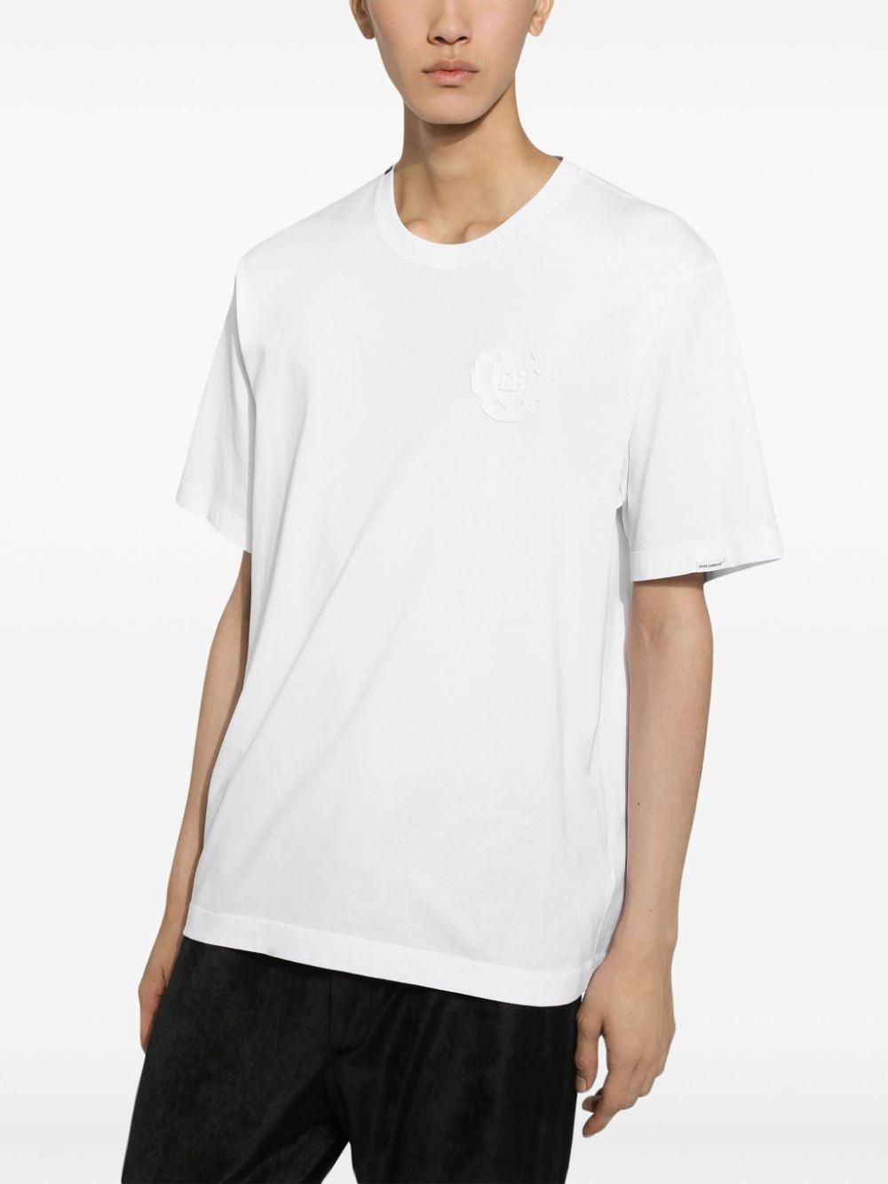 embroidered logo t-shirt - 3