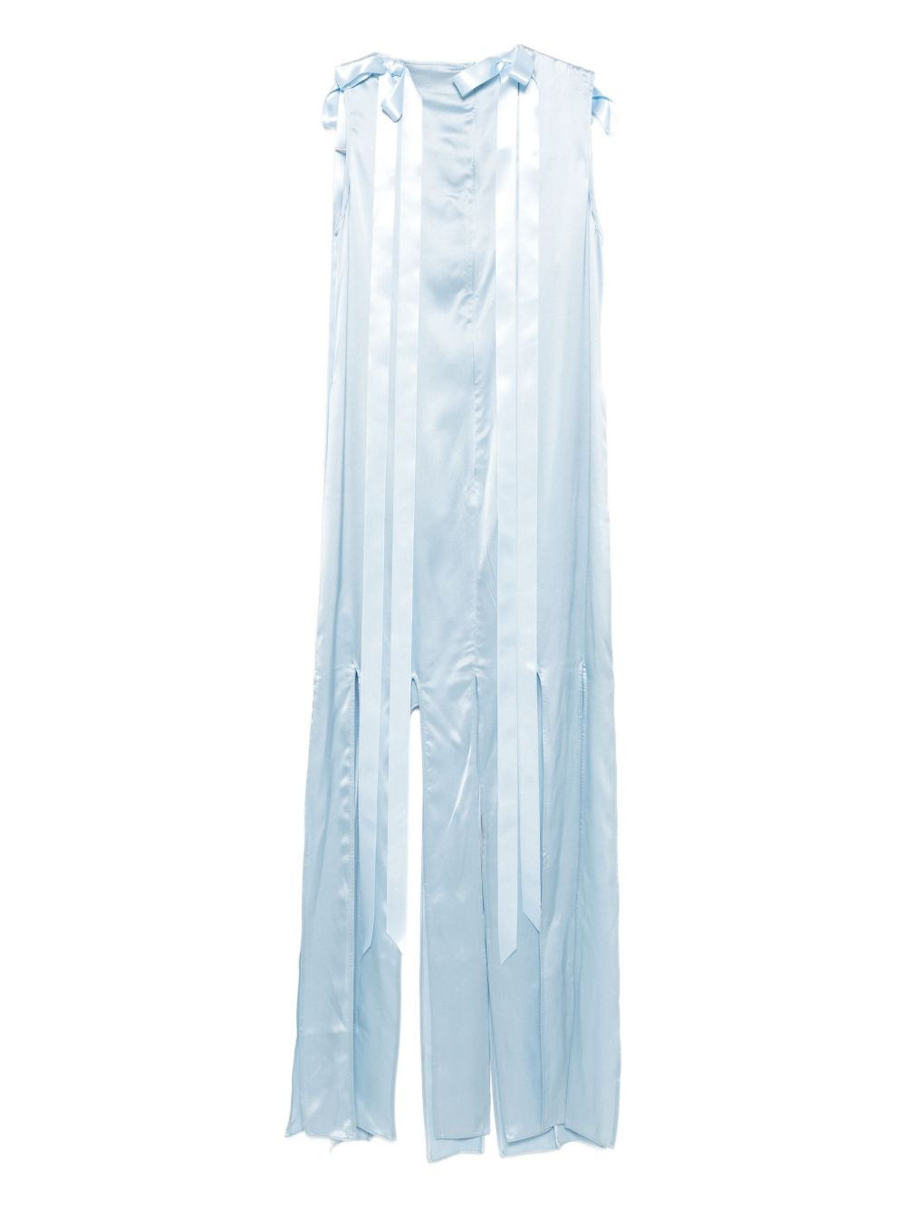 Unbounded ribbon-detail sleeveless dress - 2