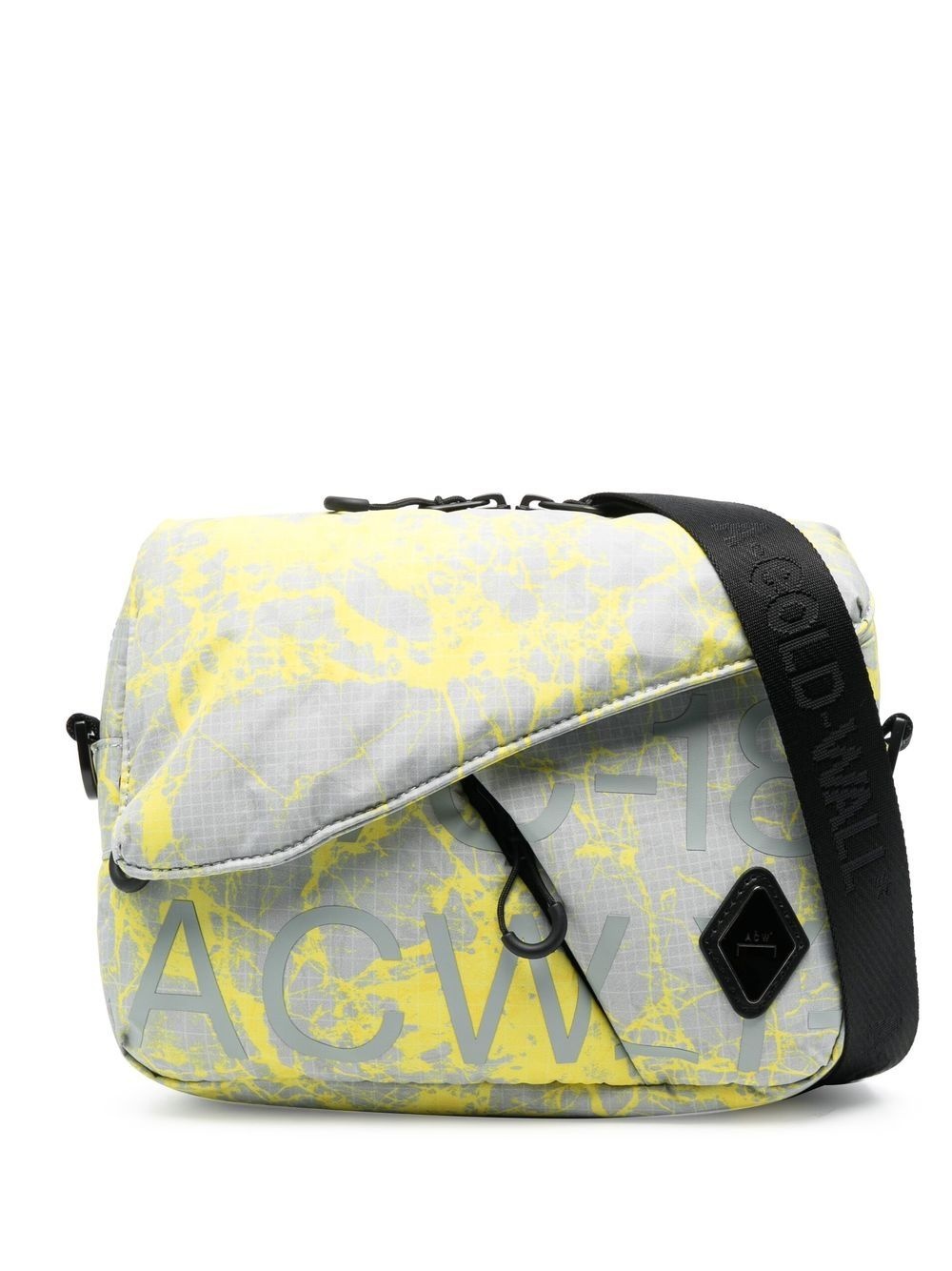 logo-print shoulder bag - 1