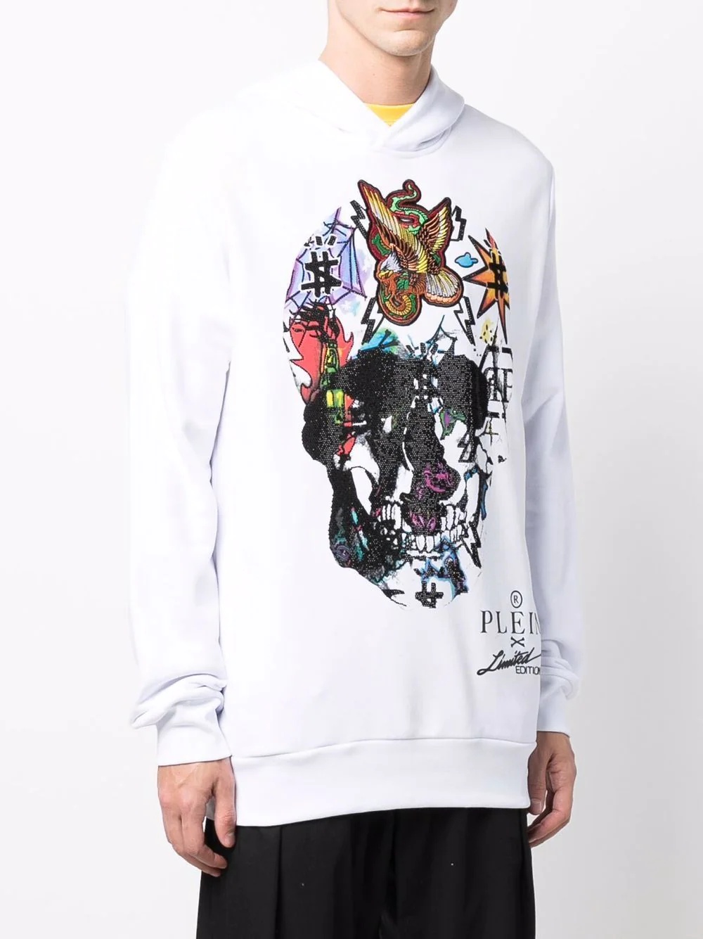 graphic-print long-sleeve hoodie - 4