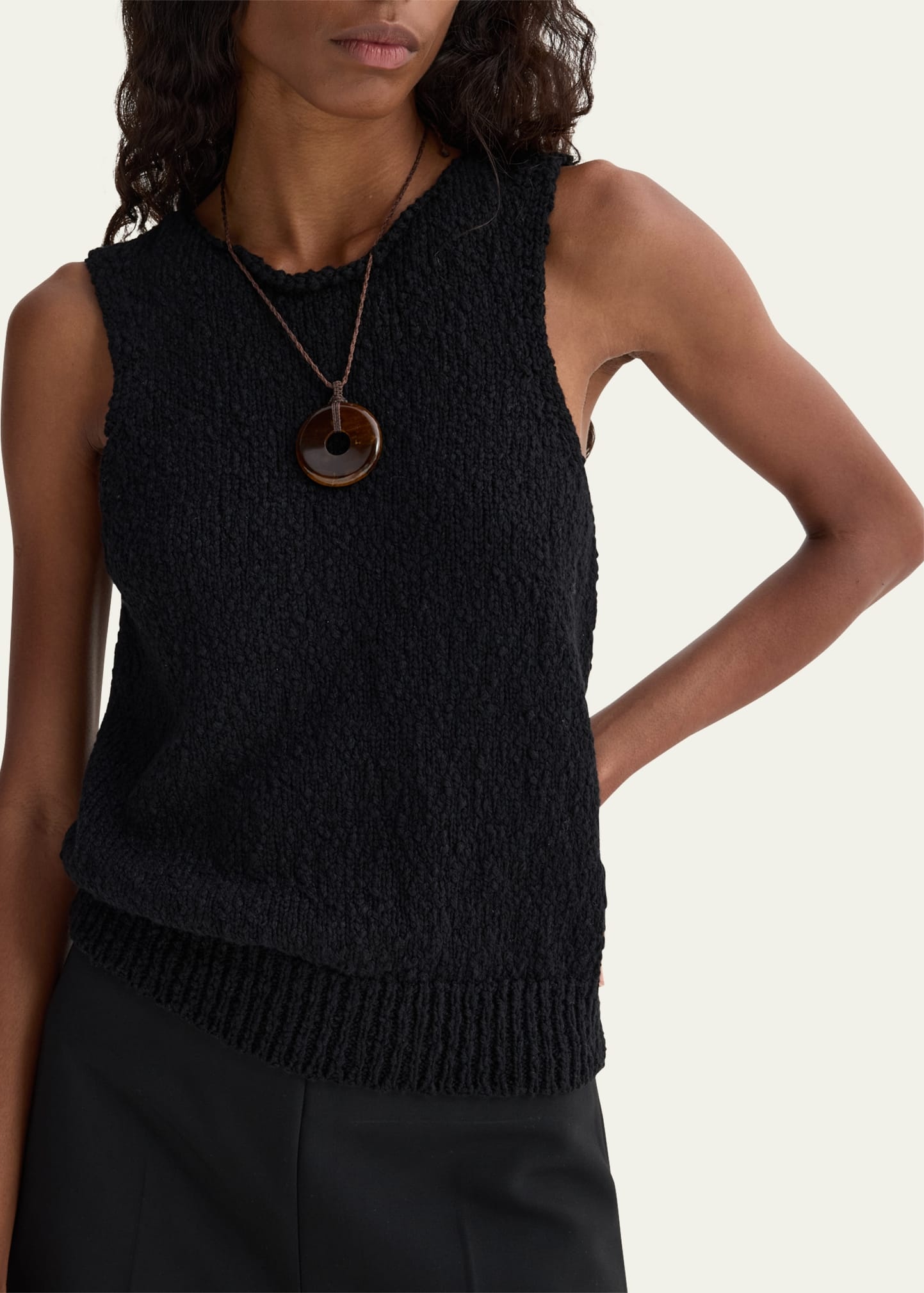 Sleeveless Knit Top - 5
