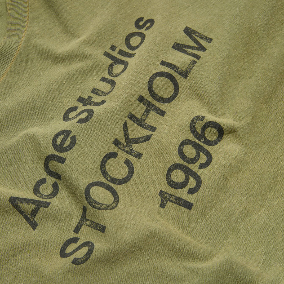 LOGO RELAXED FIT T-SHIRT (OLIVE GREEN) - 2