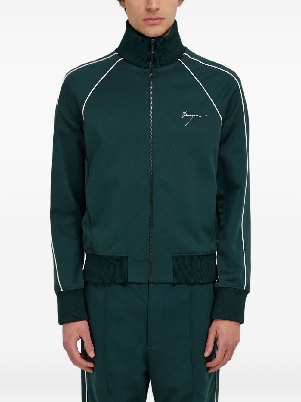 logo-print tracksuit top - 3