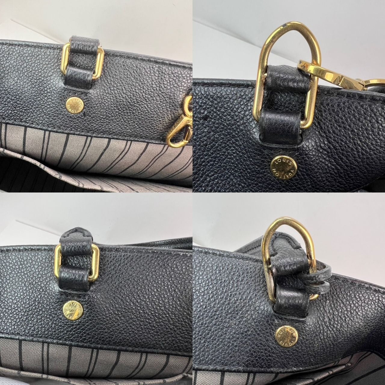 Louis Vuitton Montaigne GM Black Empriente Leather Shouder bag - 7