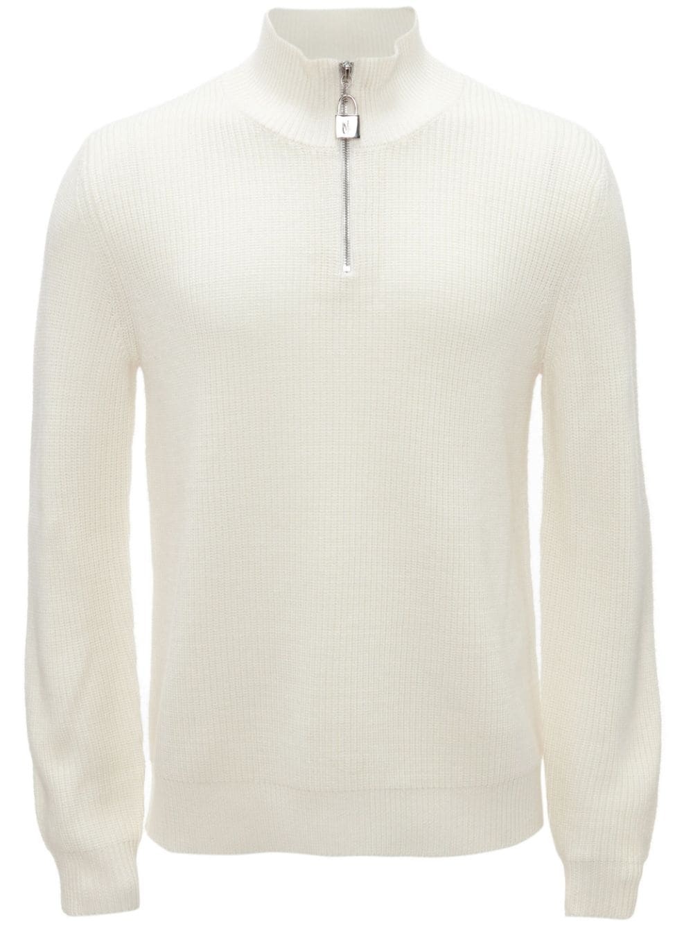 Henley high-neck jumper - 1