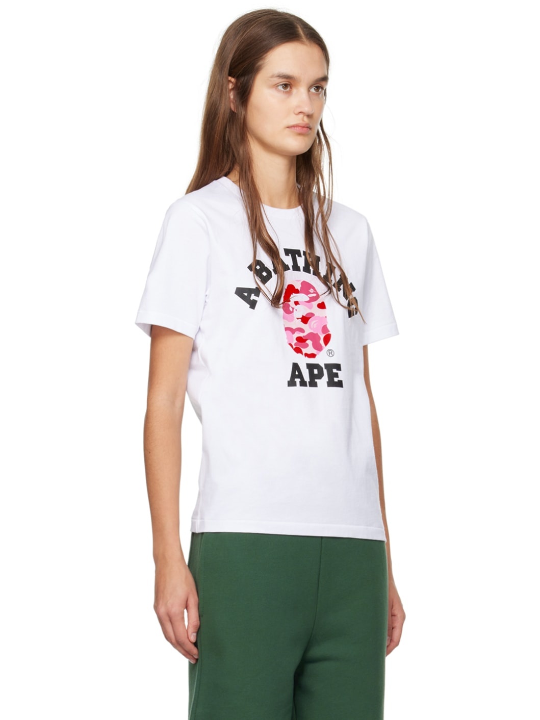 White ABC Camo College T-Shirt - 2