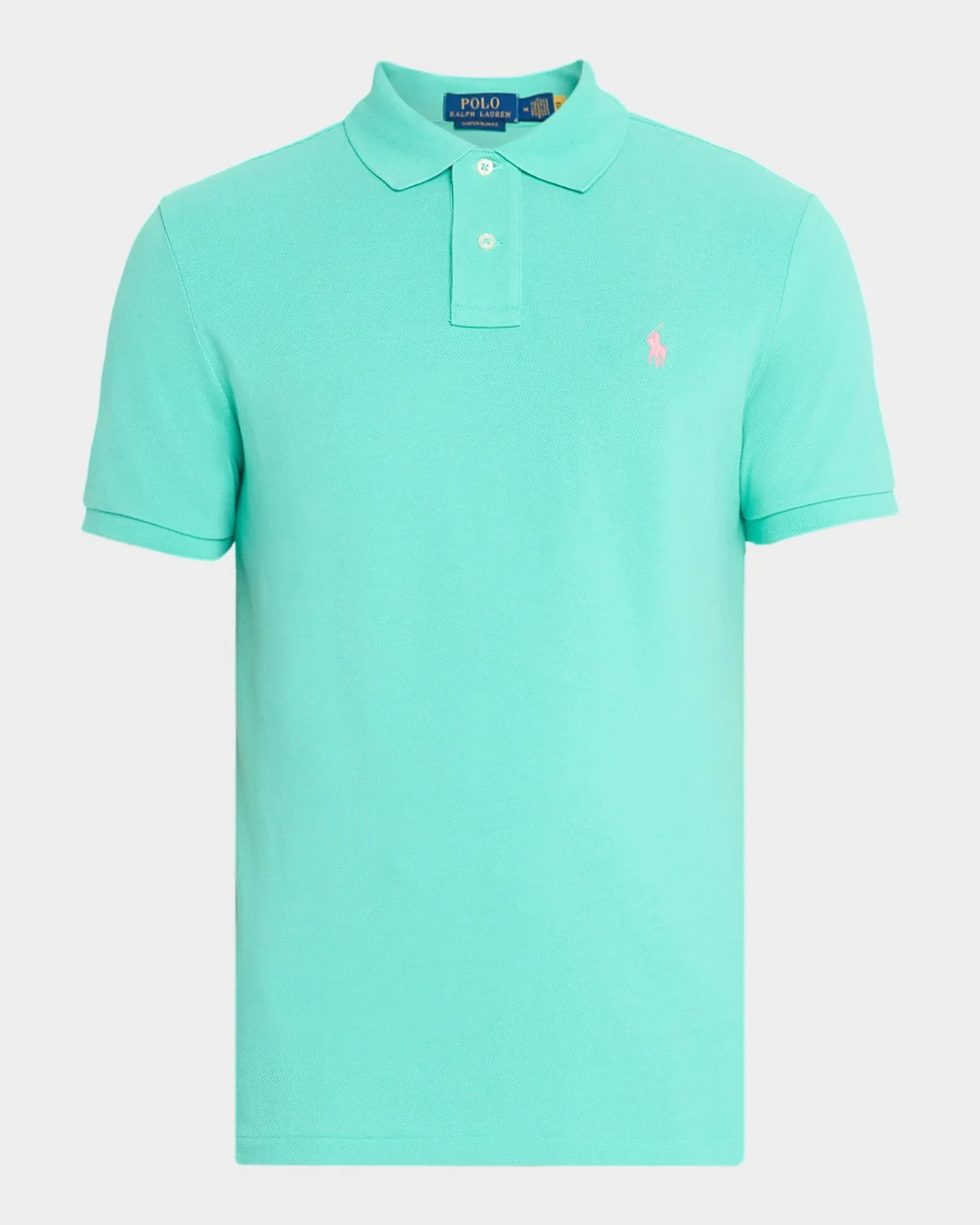 Men's Custom Slim Fit Soft Cotton Polo Shirt - 1