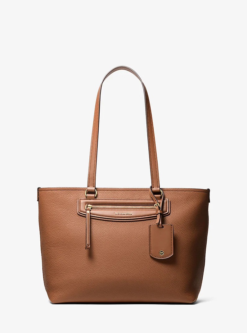 Jet Set Travel Medium Pebbled Leather Tote Bag - 1