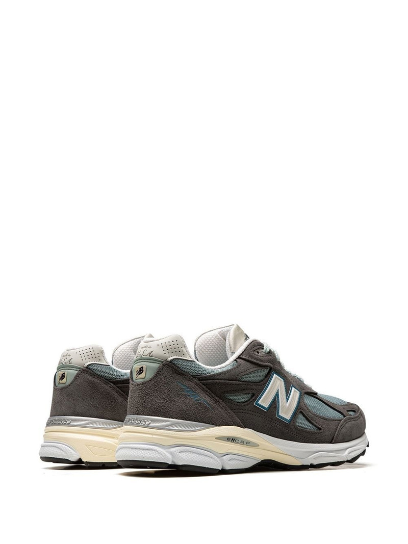 x Kith 990 V3 "강철 블루 / 그레이"스니커 3