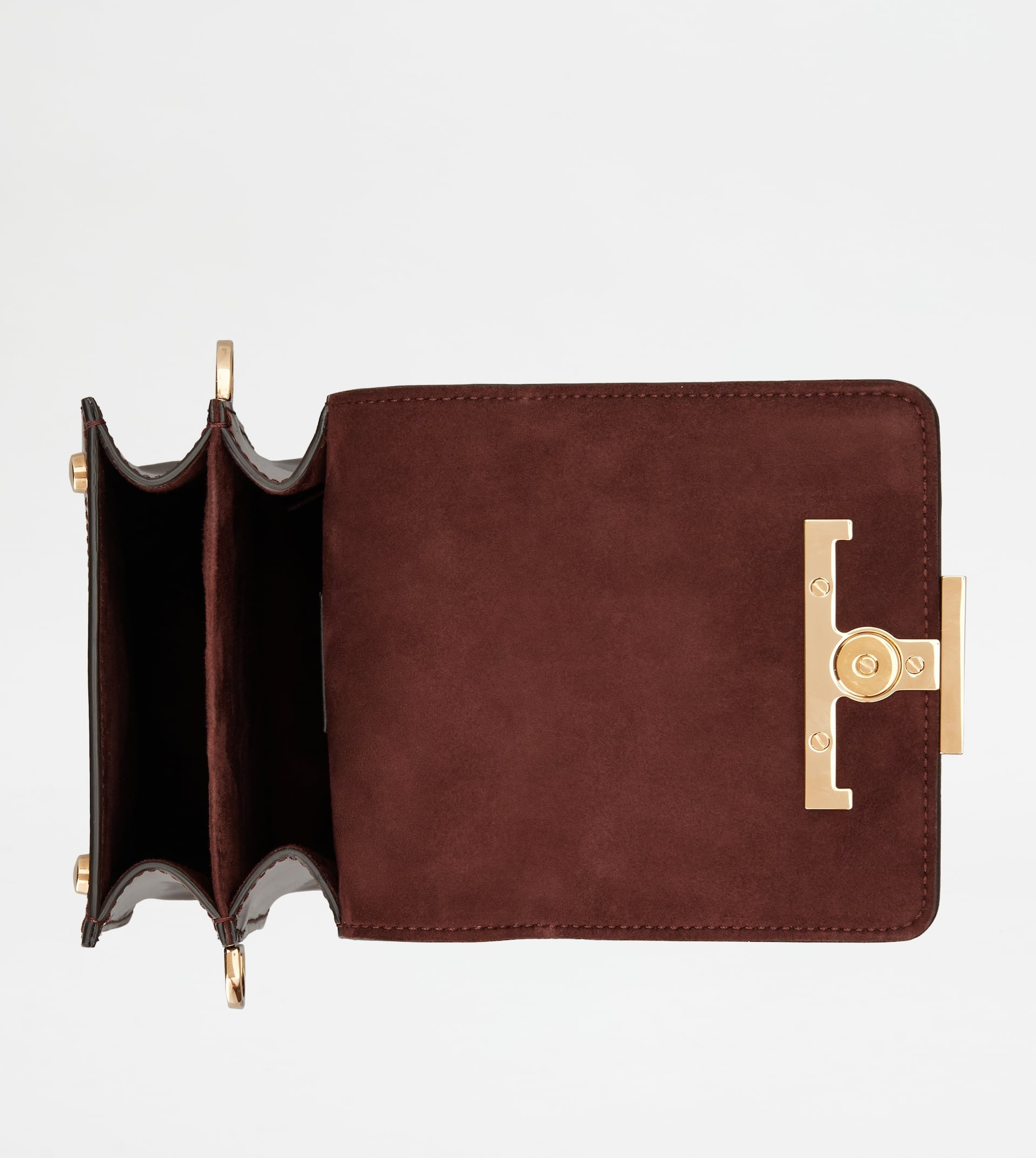 T TIMELESS BAG IN LEATHER MICRO - BURGUNDY - 3