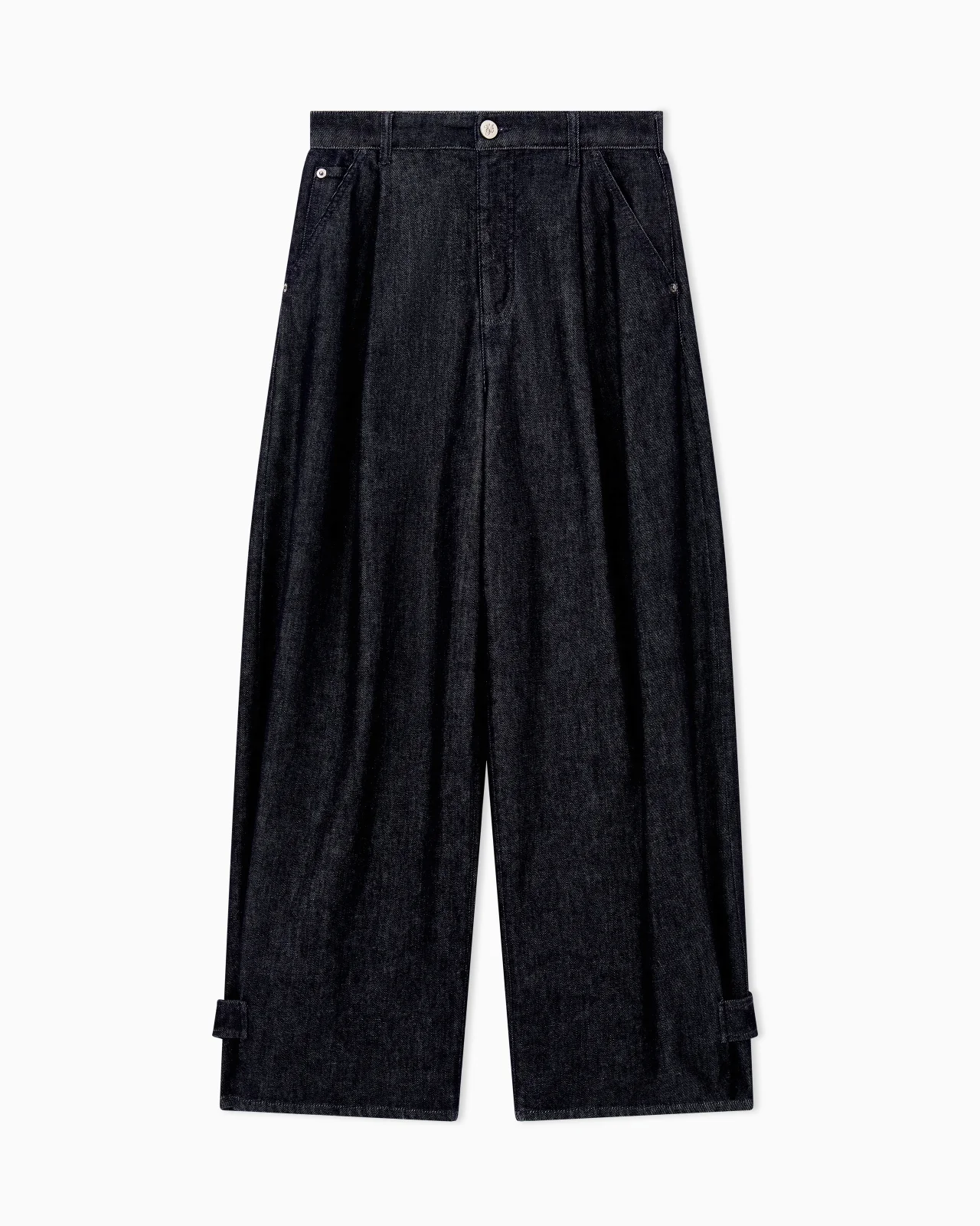 J6I RELAXED FIT JEANS IN RINSE DENIM WITH PLEATS SIGNATURE CAPSULE - 1