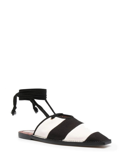 Zimmermann pointed ankle-strap ballerinas outlook