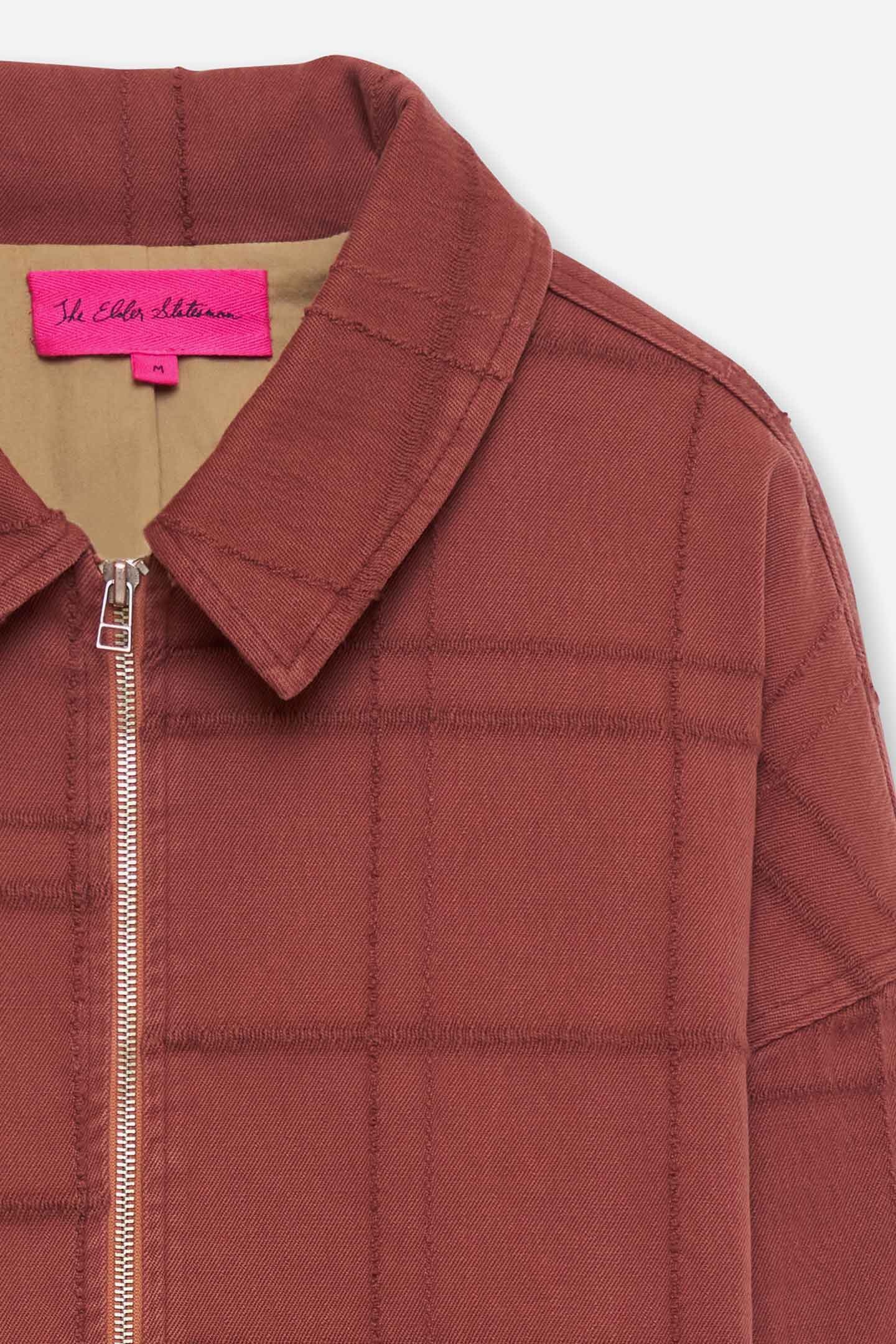 WINDOWPANE BOXY JACKET - 5