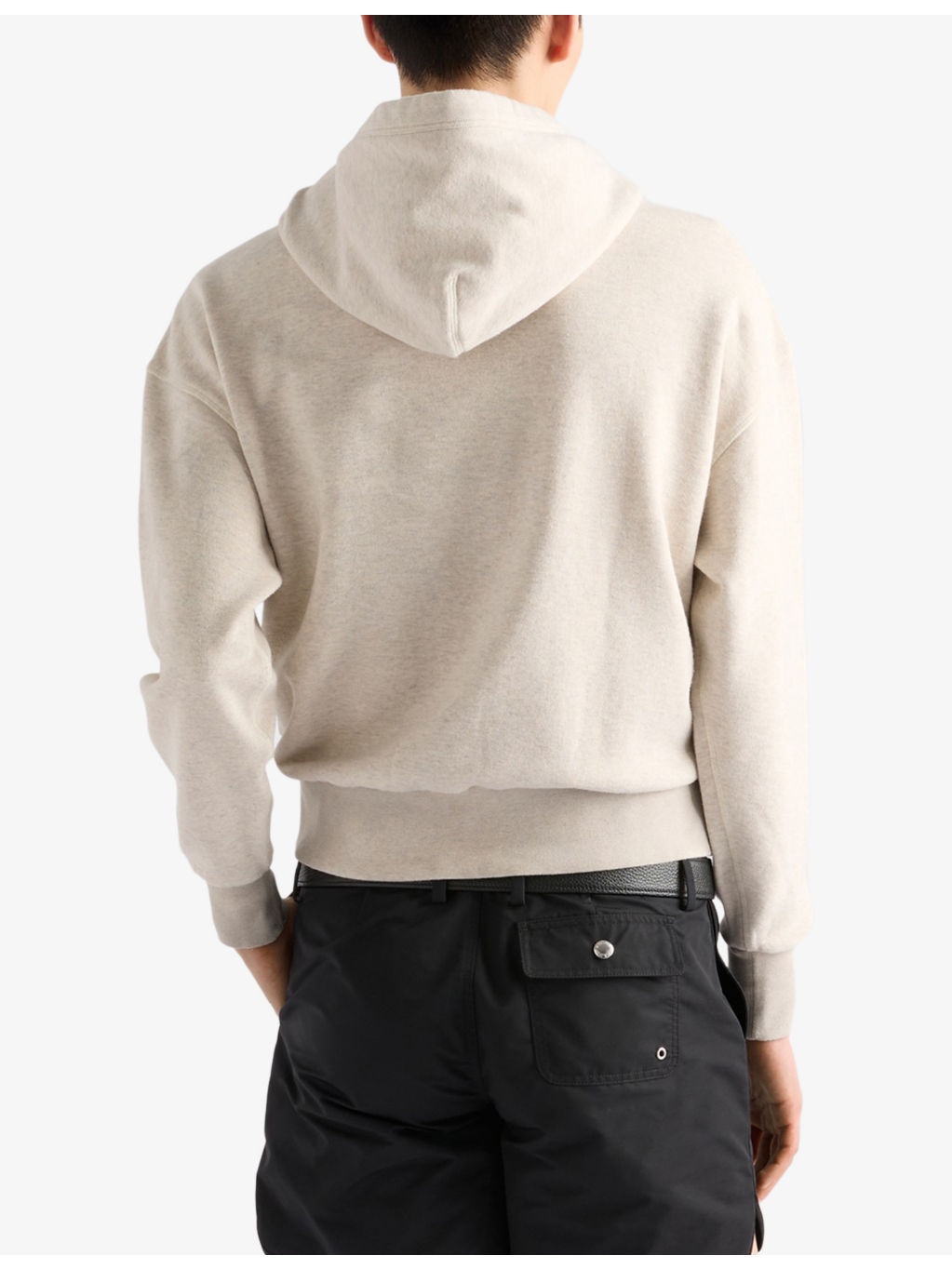 Faint Graphic-Print Cotton Hoody - 3