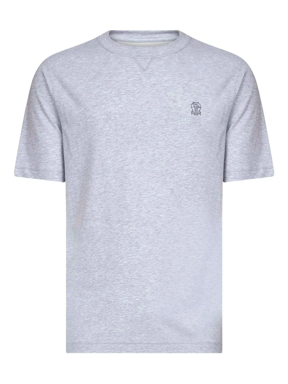 crew-neck embroidered-logo T-shirt - 1