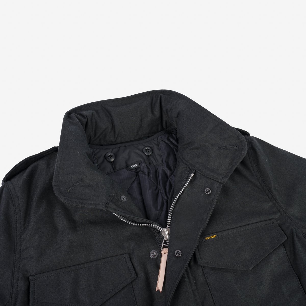 IHM-41-BLK Quilt Lining M65 Field Jacket - Black - 17