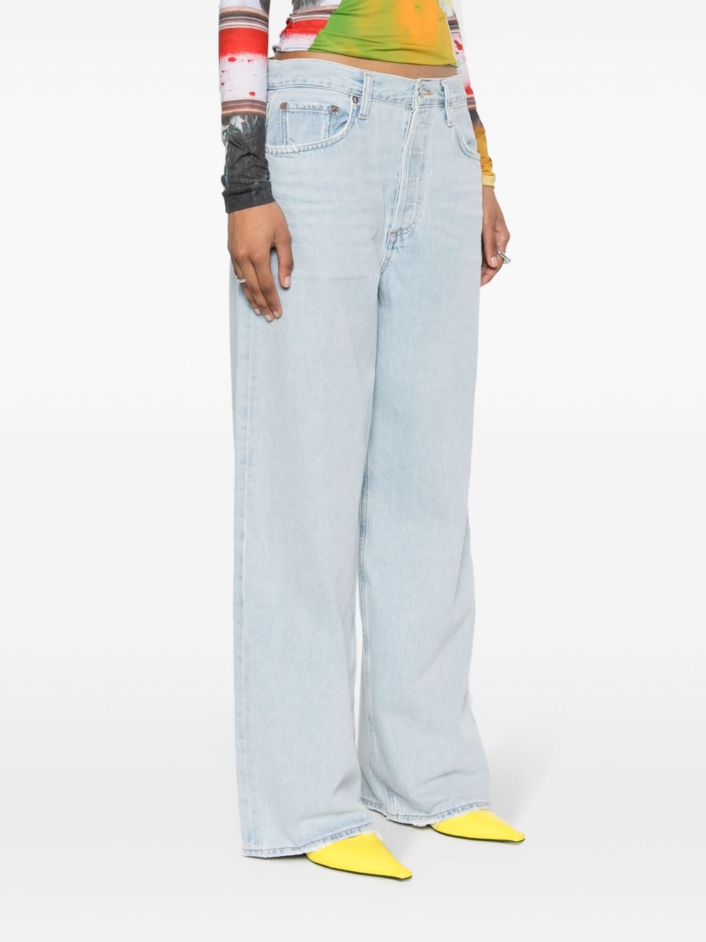 Low Slung Baggy cotton jeans - 3