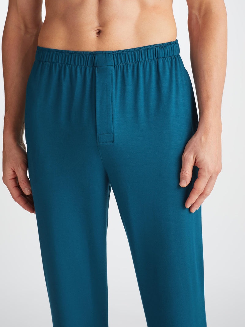 Men's Pajamas Basel Micro Modal Stretch Poseidon Blue - 5