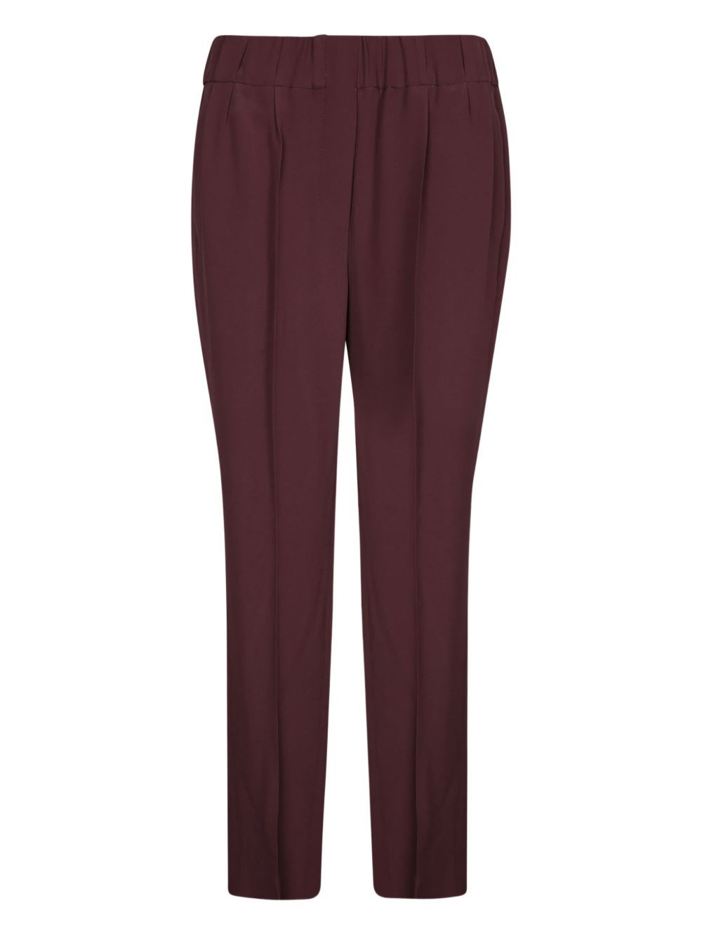 pleated-front trousers - 1