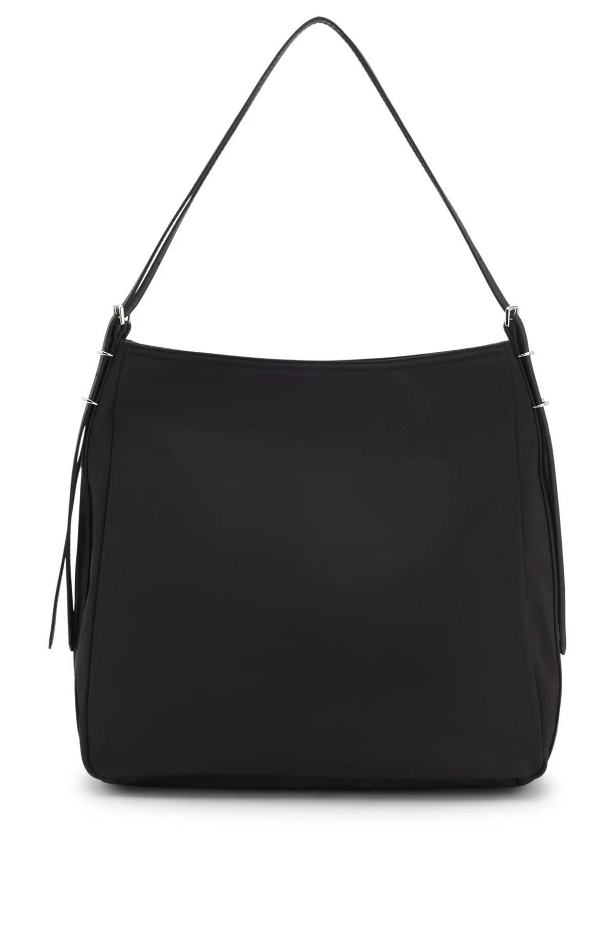SHOULDER BAG WITH STACKED LOGO - 1