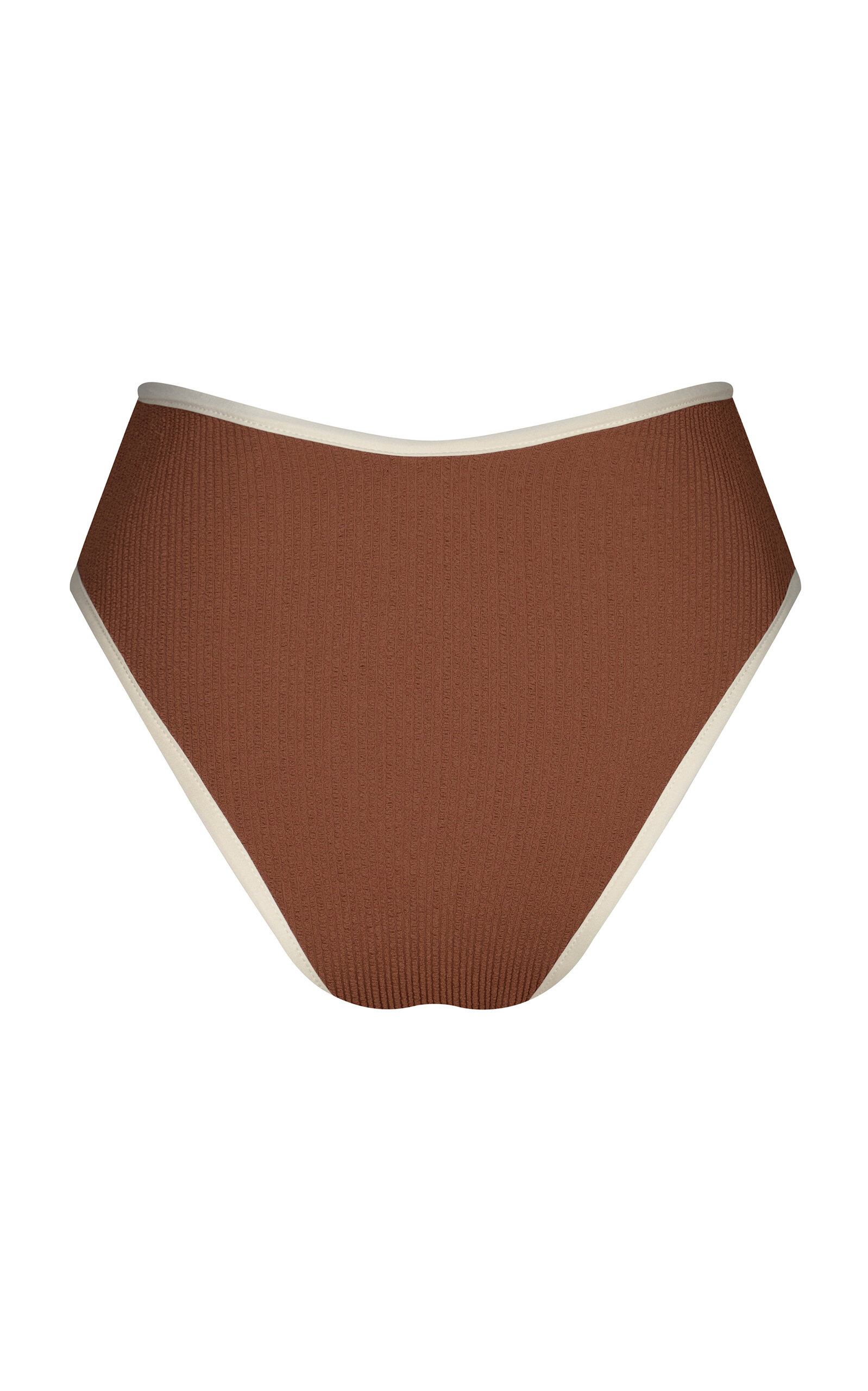Susurro Del Agua Ring-Detailed High-Waisted Bikini Bottom brown - 3