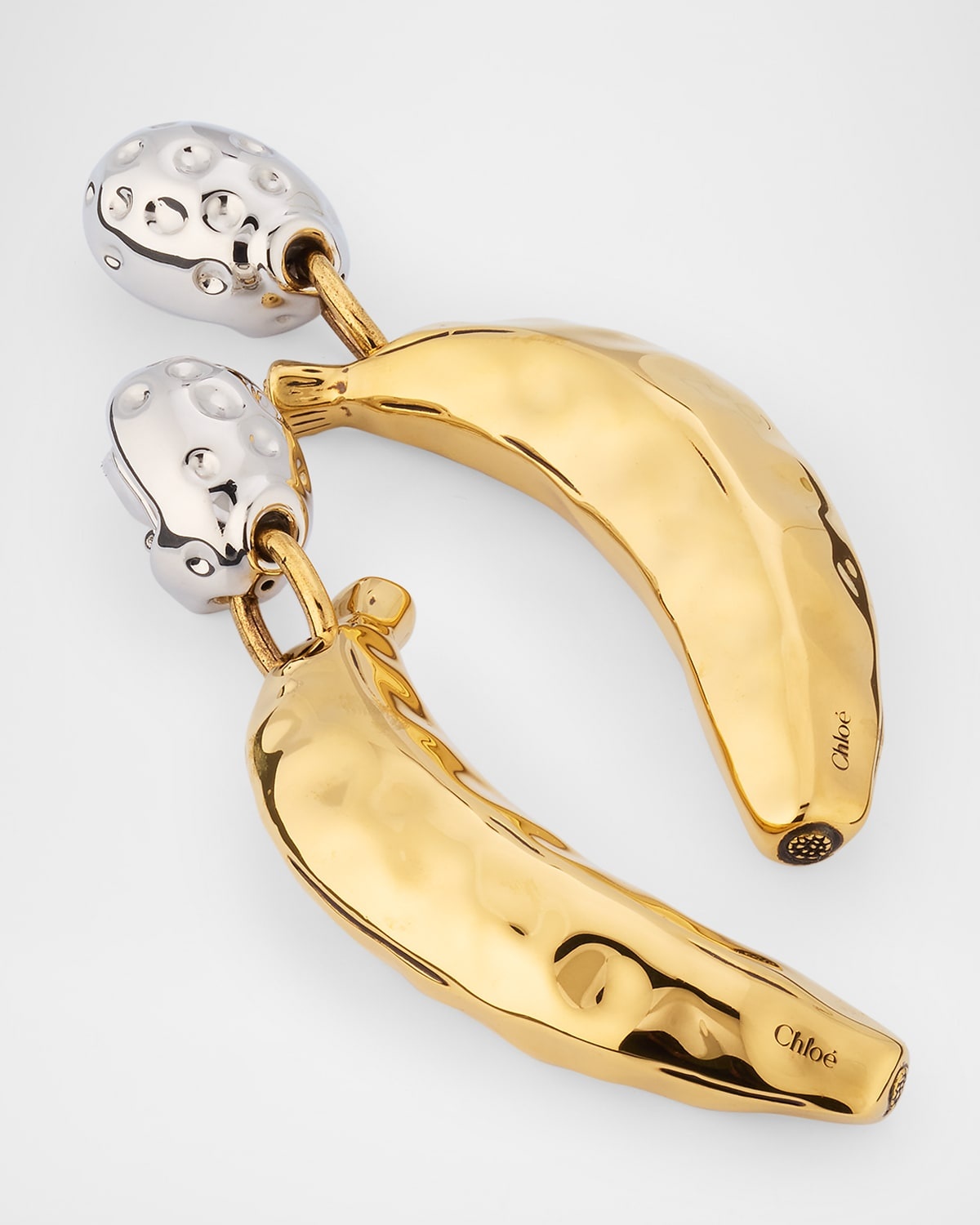 【Chloe】 Bananasドロップイヤリング Bananas drop earrings in gold - Chloe | Mytheresa