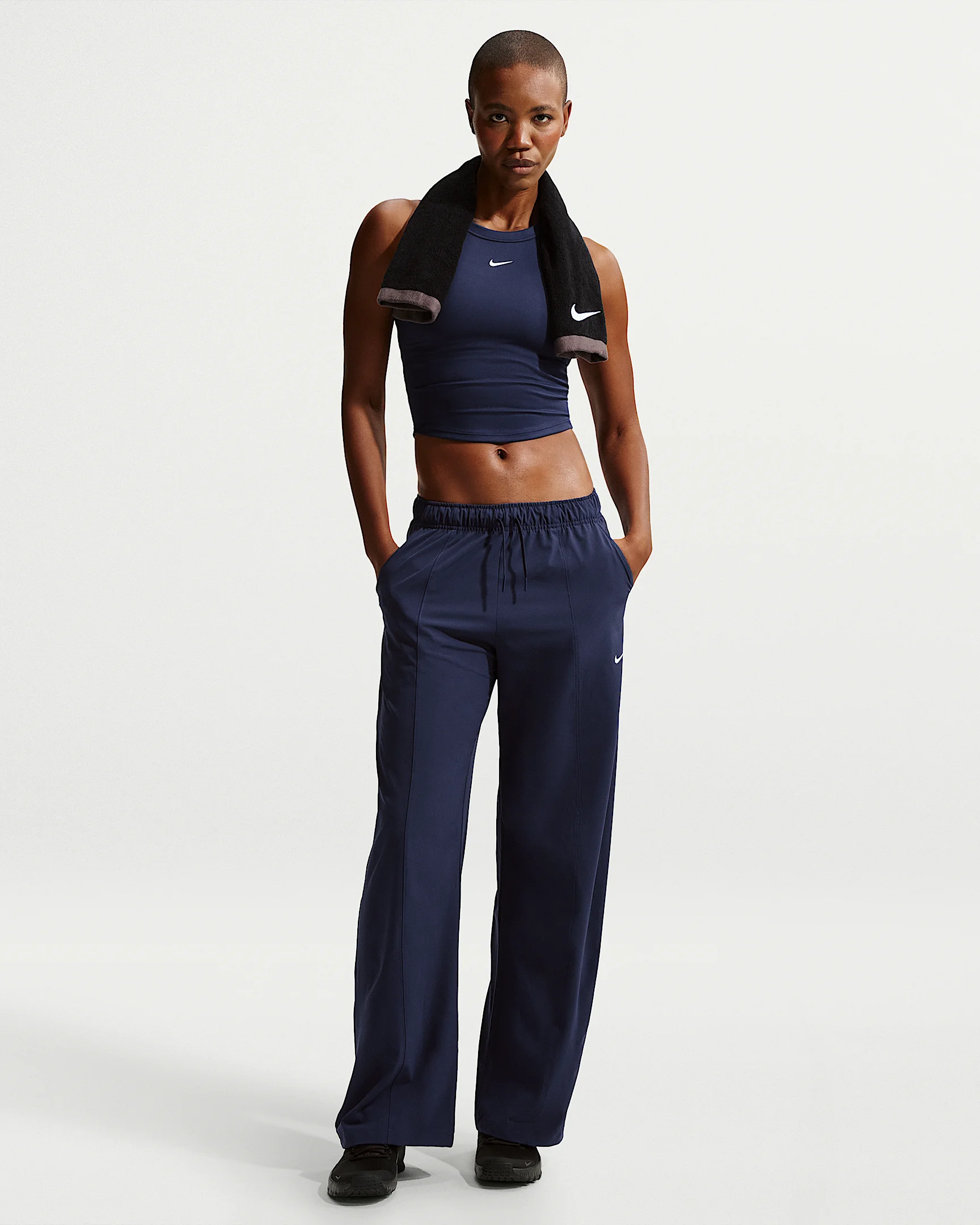 Nike One Women's Dri-FIT Woven Wide-Leg Pants - 1