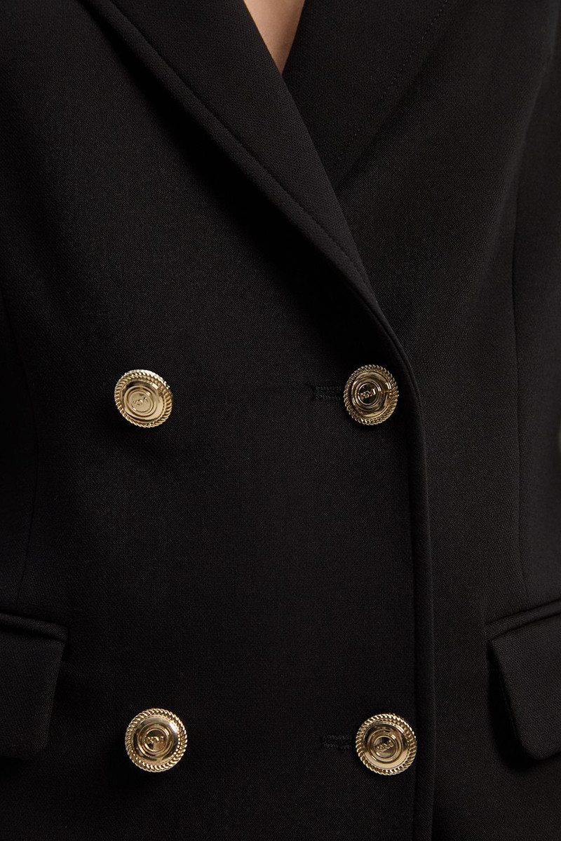 Tall Compact Stretch Essential Tailored Double Breasted Blazer 3