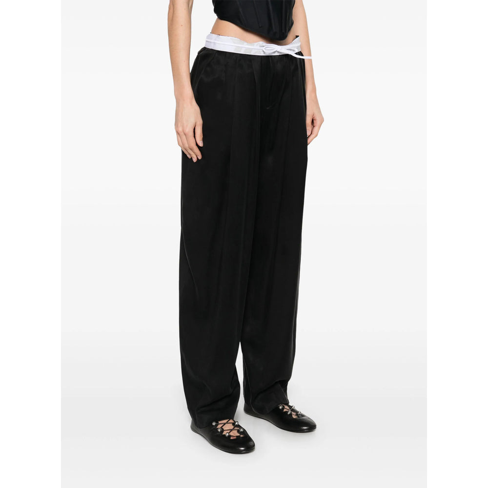 Alexander Wang Black Trousers - Straight Trousers Women - 5