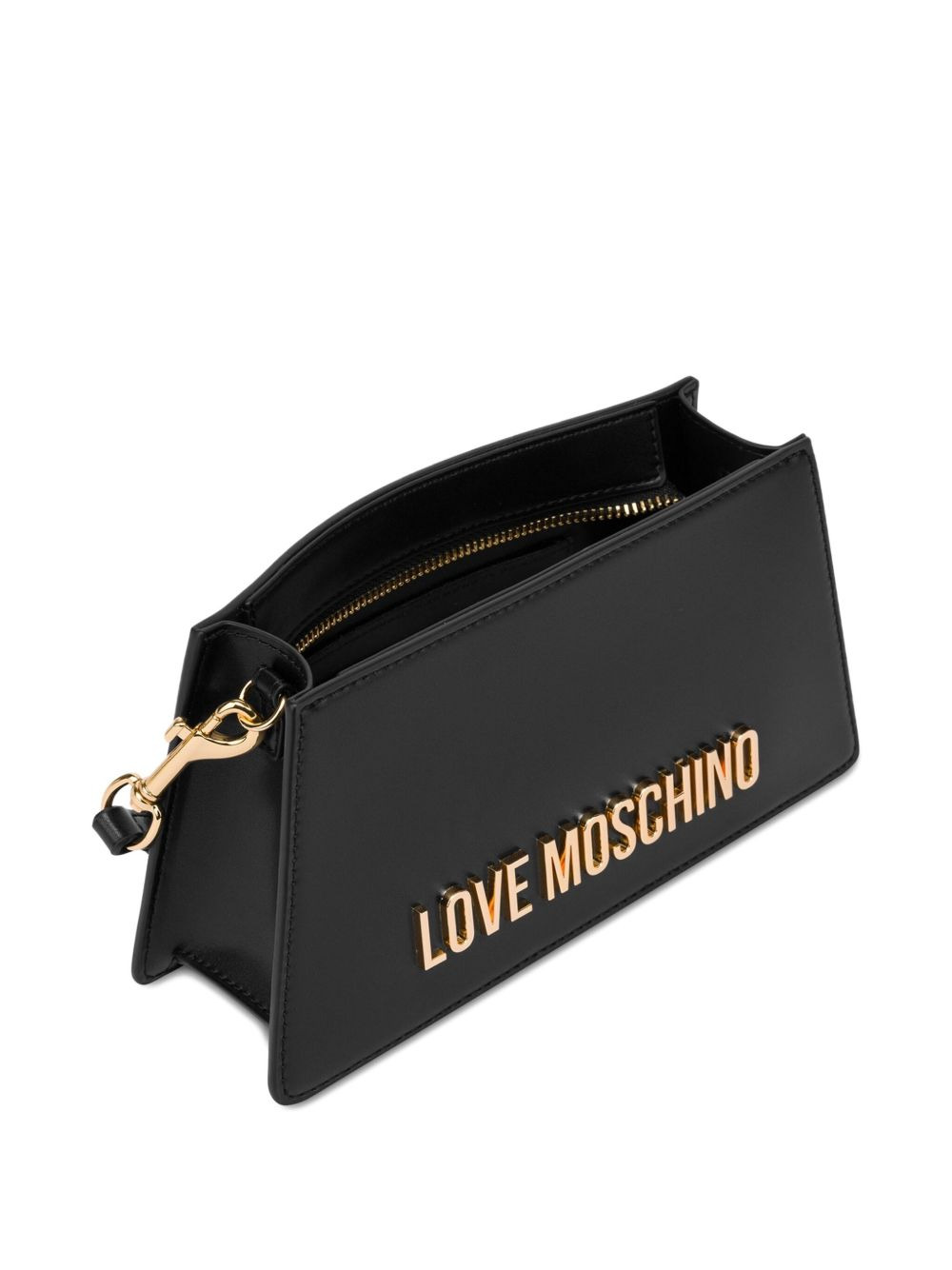 logo-lettering shoulder bag - 3