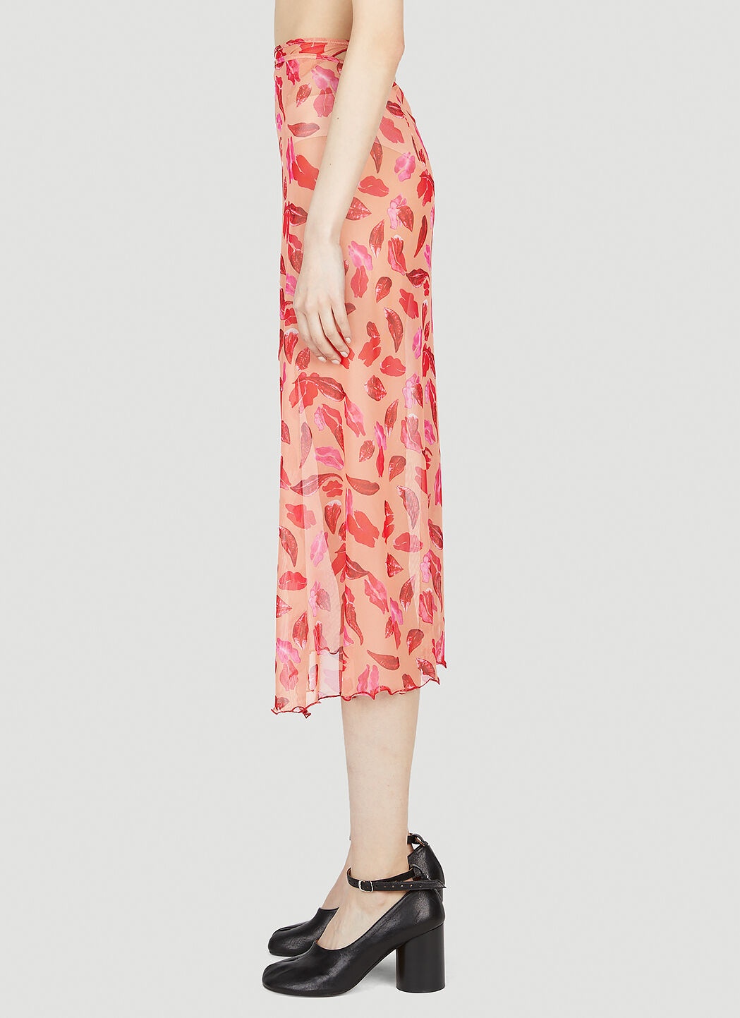 Lips Wrap Beach Skirt - 3
