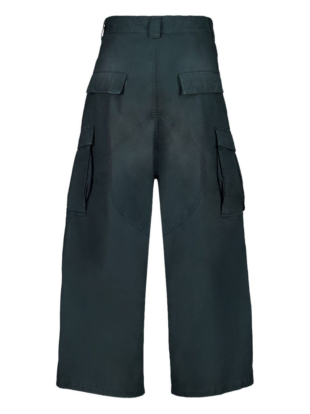 washed-cotton cargo pants - 2