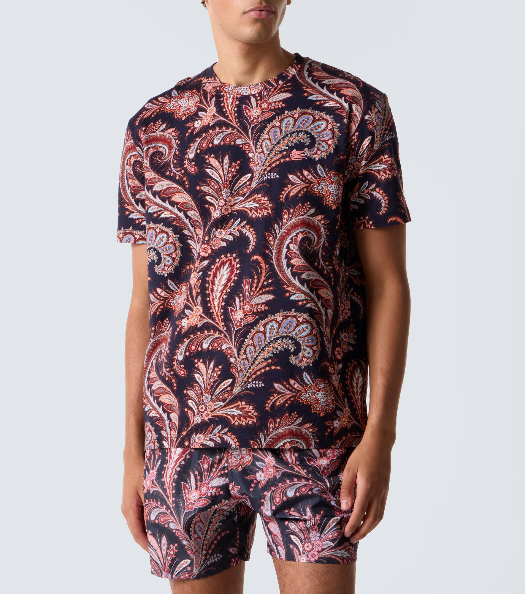 Paisley cotton jersey T-shirt - 3