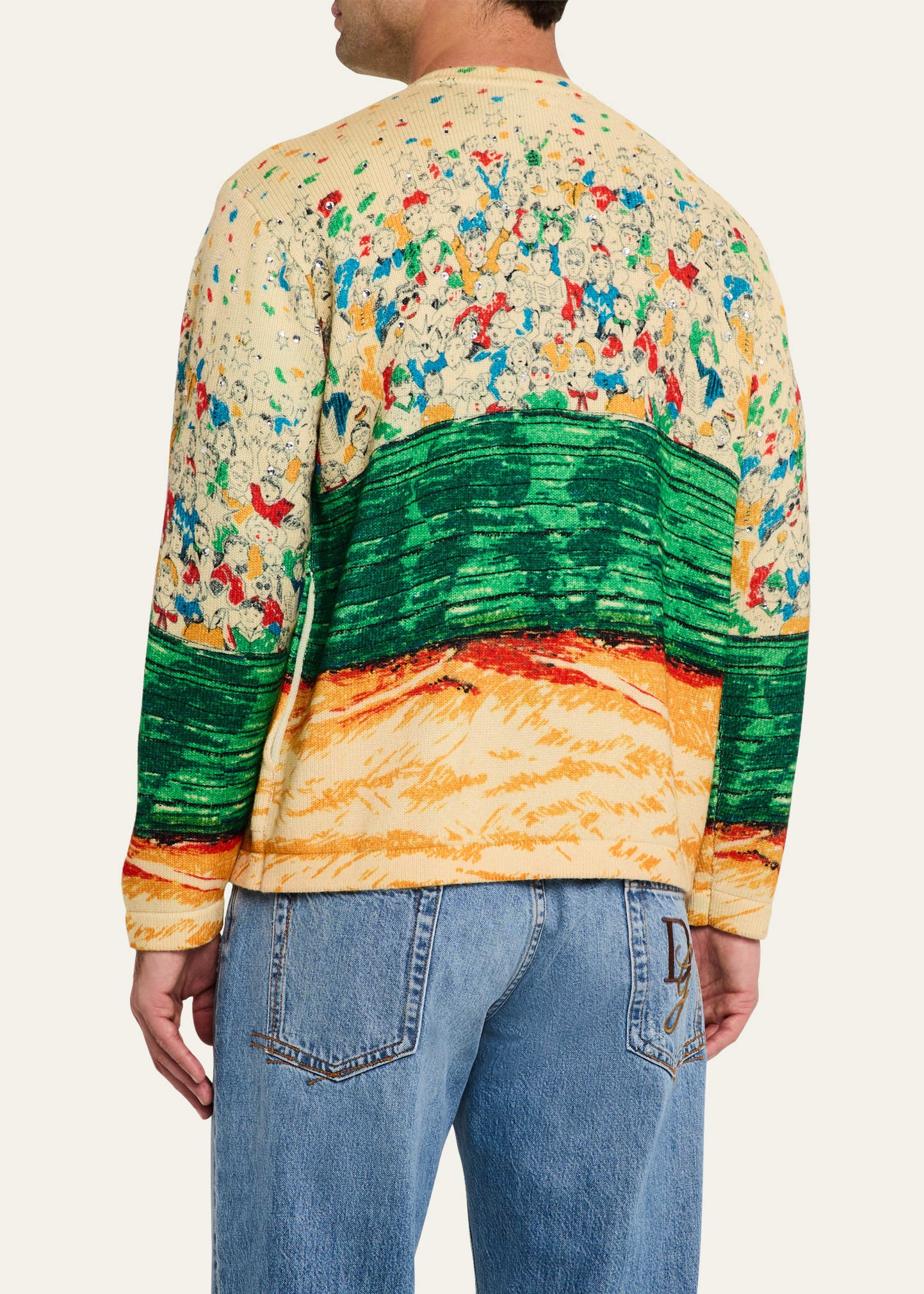BODE Men's Slugger Cardigan Sweater | bergdorfgoodman BODE Men's Slugger Cardigan Sweater | bergdorfgoodman