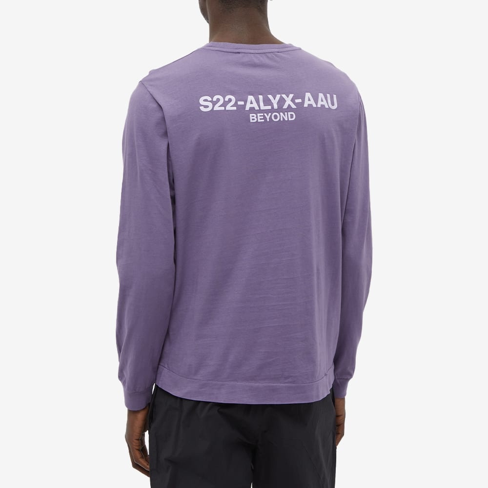 1017 ALYX 9SM Long Sleeve SS22 Collection Logo Tee - 5