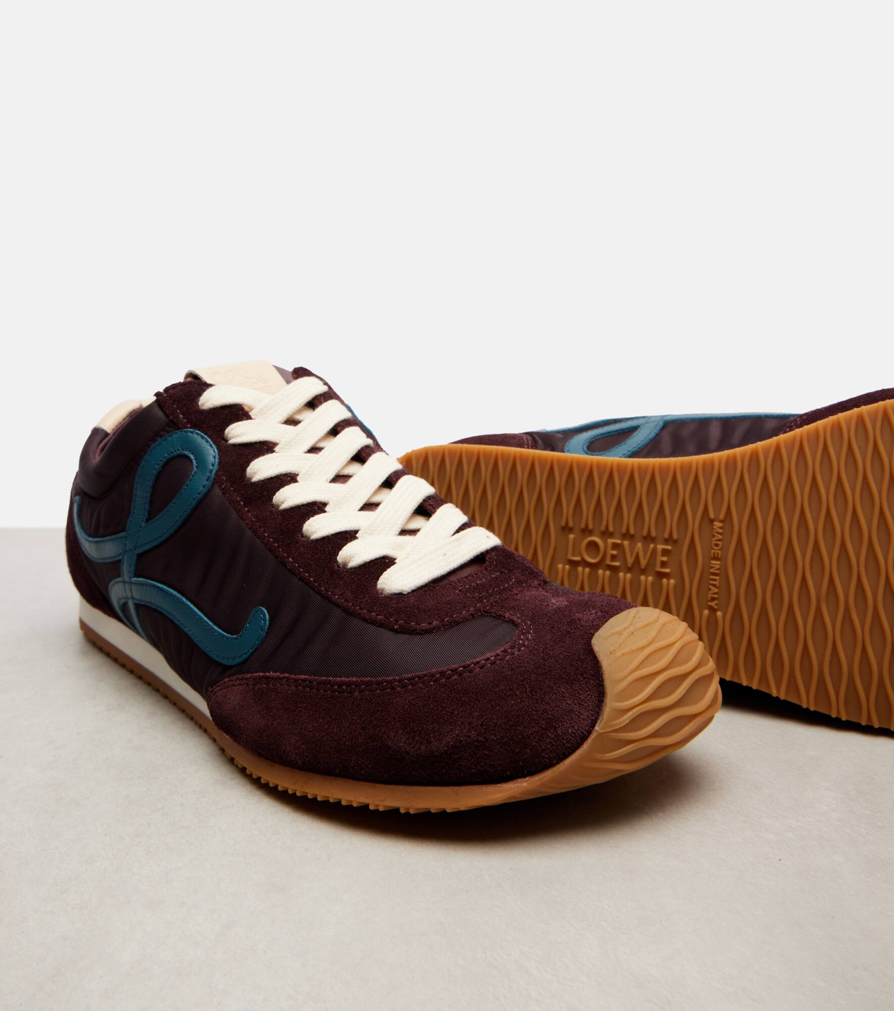 Flow Runner 2.0 suede-trimmed sneakers - 5