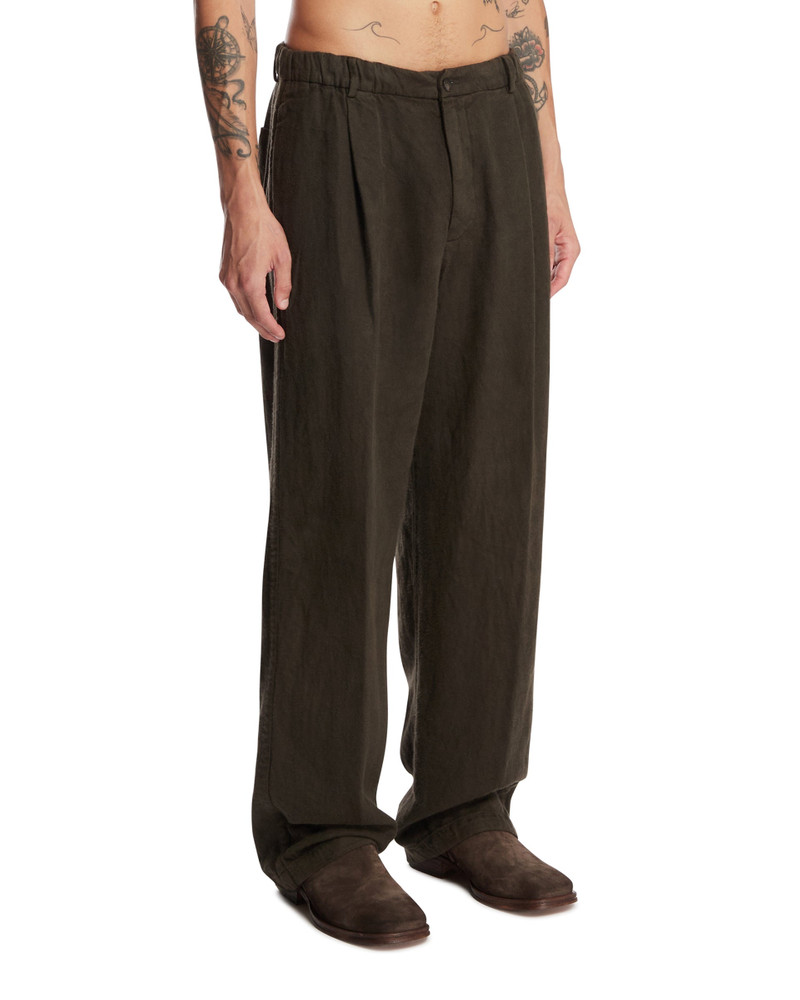 Green Linen Trousers 4