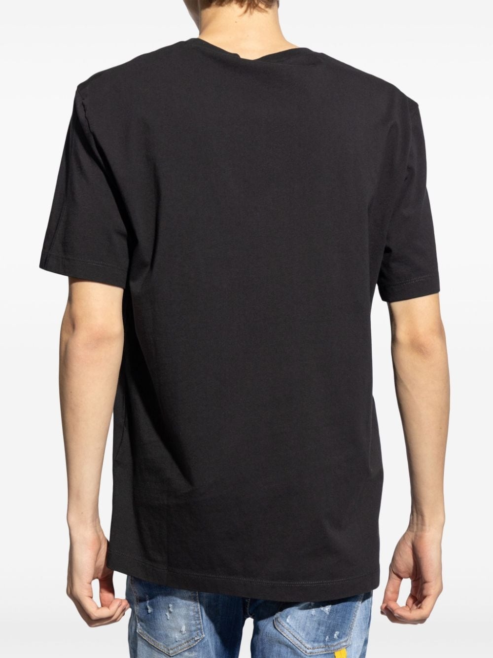 logo-appliquÃ©d cotton T-shirt - 4
