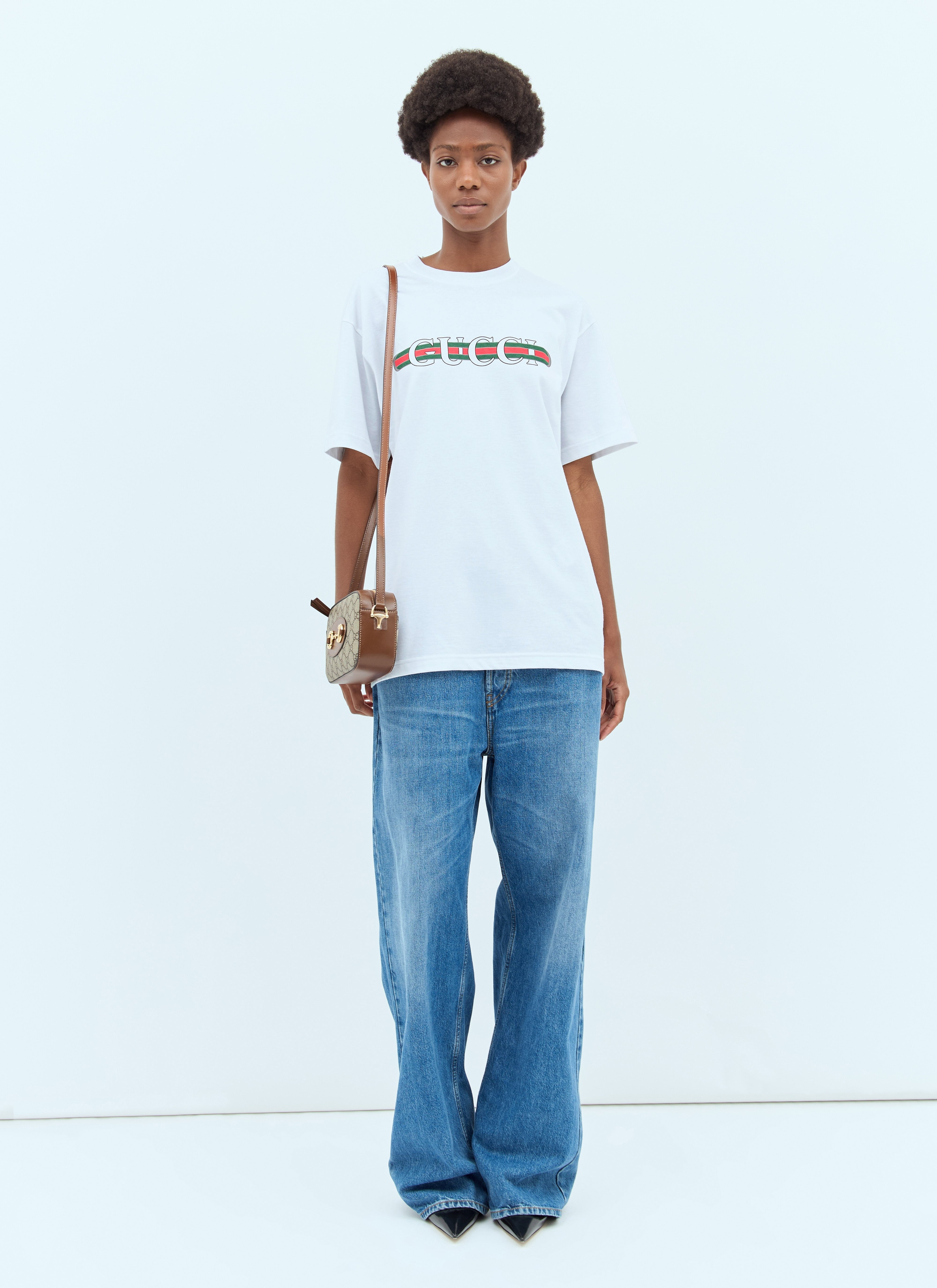 Gucci Women Logo Print T-Shirt - 2