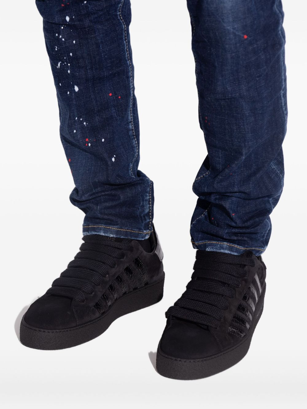 panelled sneakers - 5
