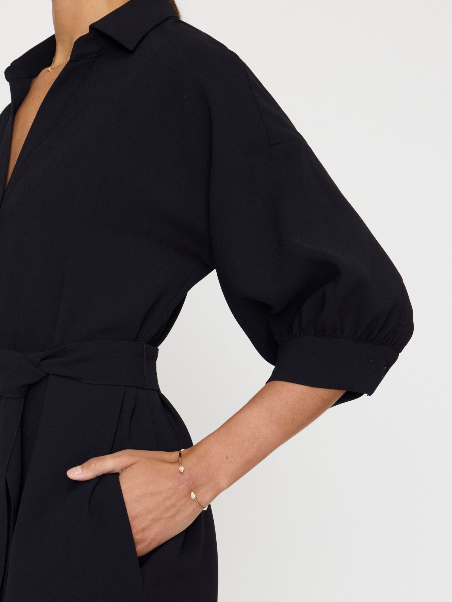 The Kate Crepe Belted Dress - 8