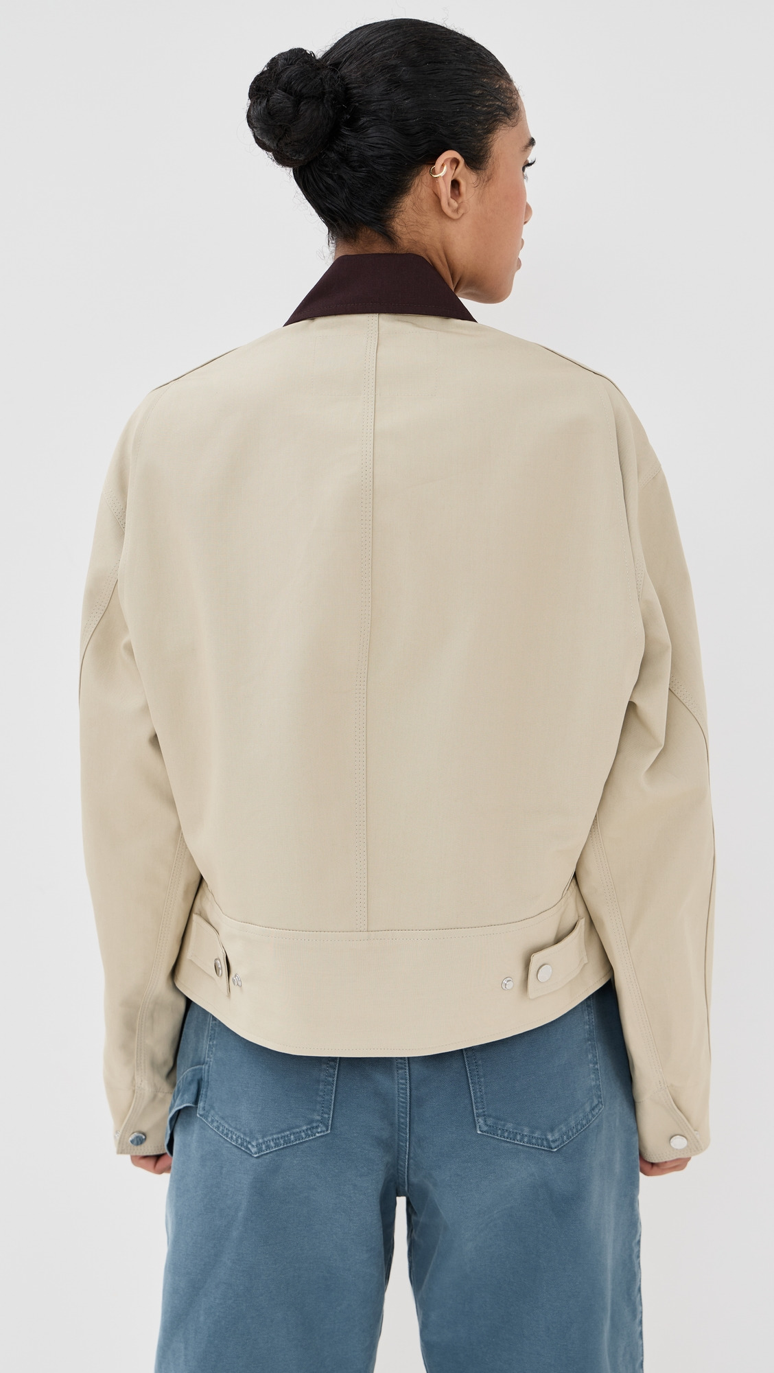 Curved Hem Workwear Jacket - 2