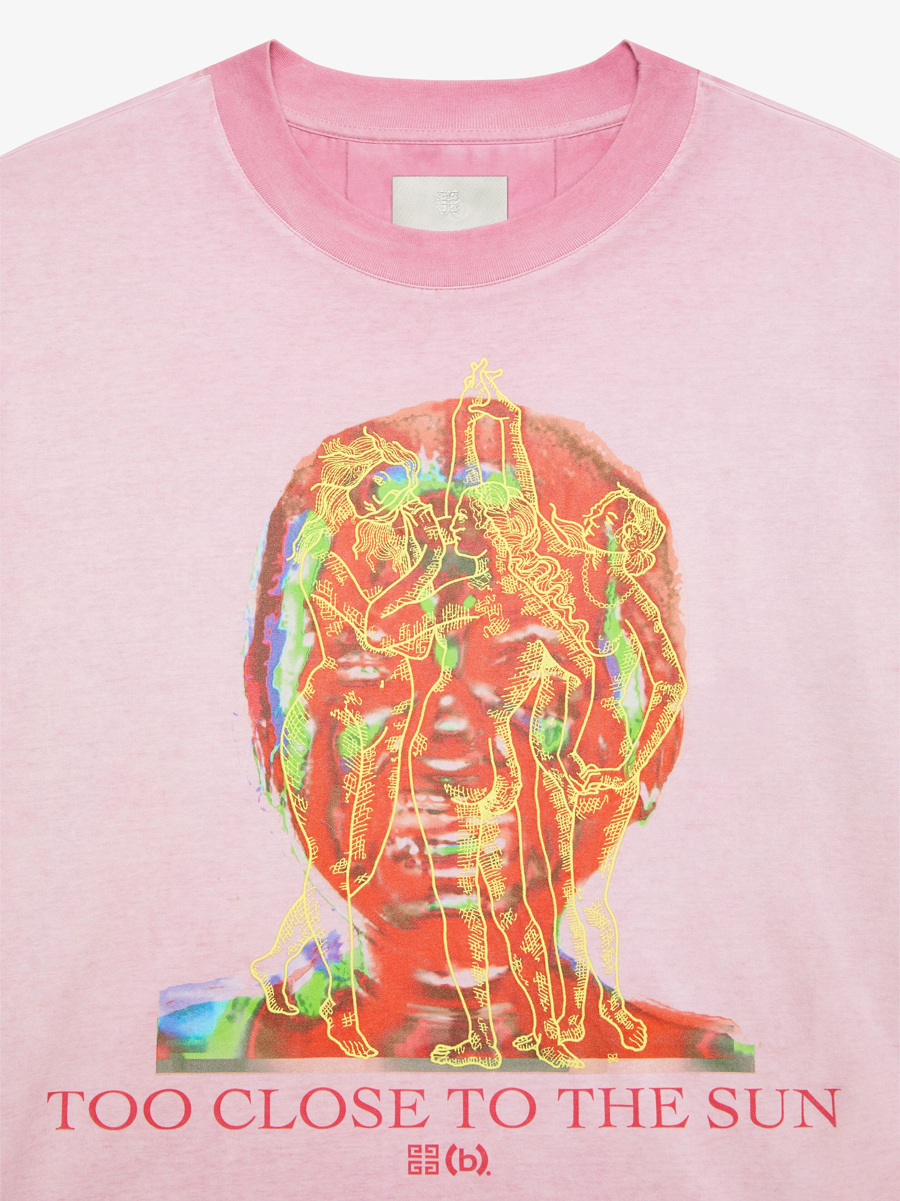 OVERSIZED T-SHIRT IN PRINTED JERSEY - 6