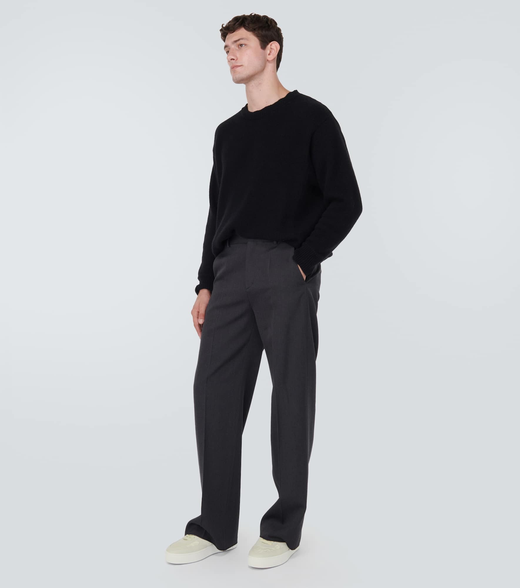 Happyrui leather-trimmed sneakers - 2