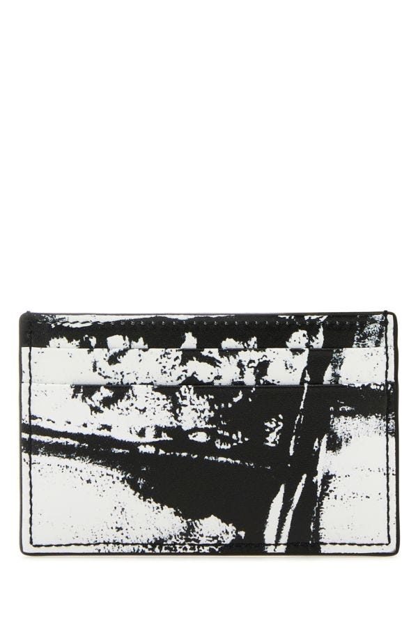 Printed leather card holder - 3