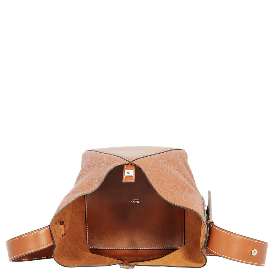 Max Mara Deer-Print Leather Small Bucket Bag - 4