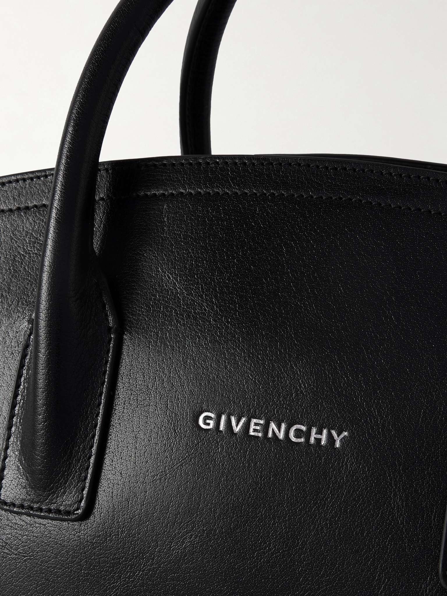 Glossed-Leather Weekend Bag - 4
