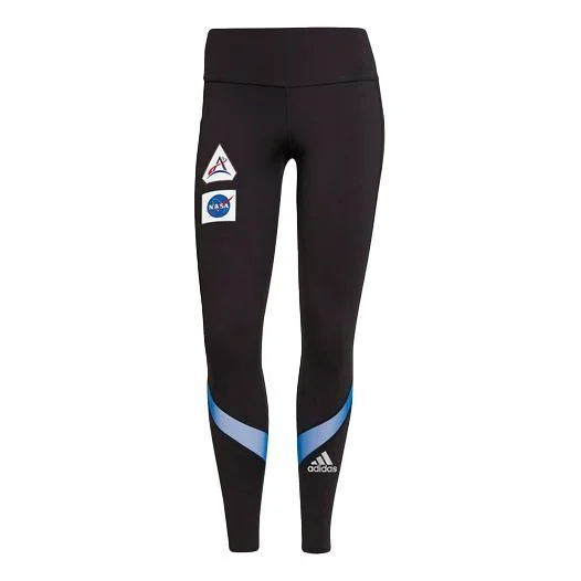 (WMNS) adidas Space Tgh W Casual Running Sports Tight Gym Pants/Trousers/Joggers Black GK6990 - 1