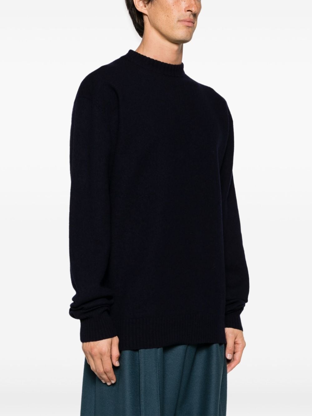 crew-neck wool jumper - 3