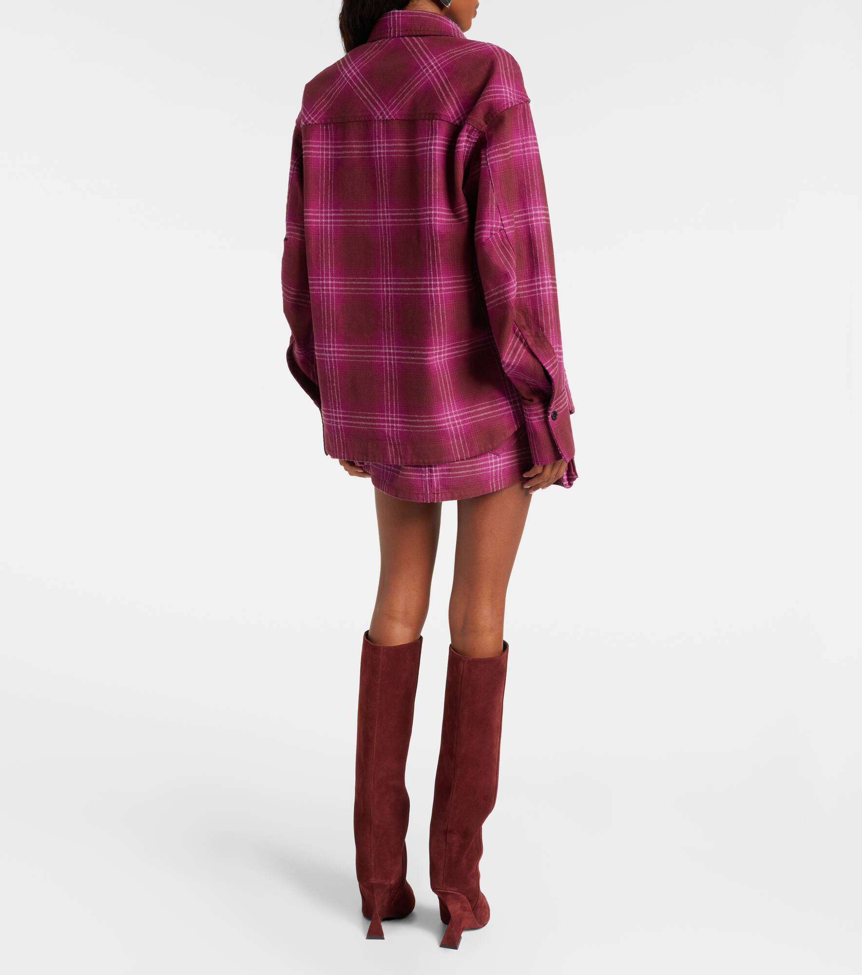 Eliza plaid cotton shirt - 3